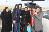 بالصور: انطلاق الفوج الثاني من معتمري مدينة يافا الى الديار الحجازية لأداء عمرة الشتاء